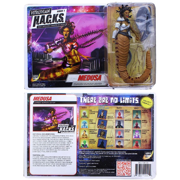 Boss Fight Studio Vitruvian H.A.C.K.S. Cursed Medusa Version 2 Cursed Gorgon Sister 1:18 Scale Action Figure